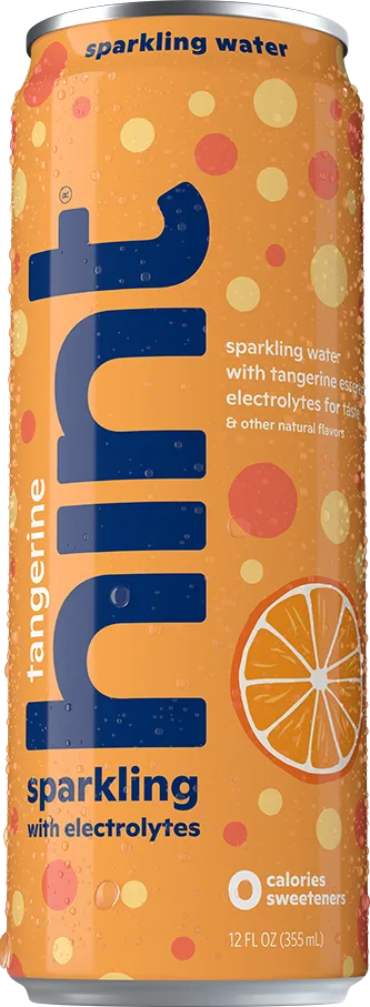 hint sparkling with electrolytes - tangerine